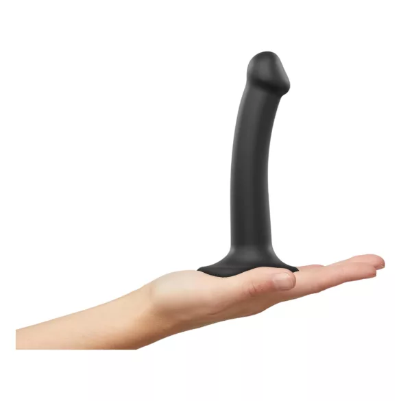 Strap-on-me - dvojitý dildo - dvojvrstvový silikón - čierny