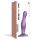 Strap-on-me Curvy M - zakrivené dildo s prísavkou (fialová)