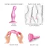 Strap-on-me Curvy S - zvlnené dildo s prísavkou (ružové)