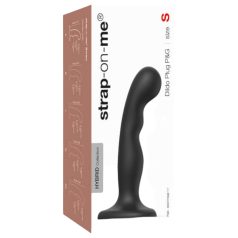 Strap-on-me - dildo s prísavkou - zahnuté - čierne