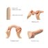 Strap-on-me M - dvojvrstvové dildo s prísavkou (prirodzené)