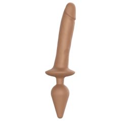   Strap-on-me Swith Realistic L - 2v1 silikónové dildo (prírodná farba)