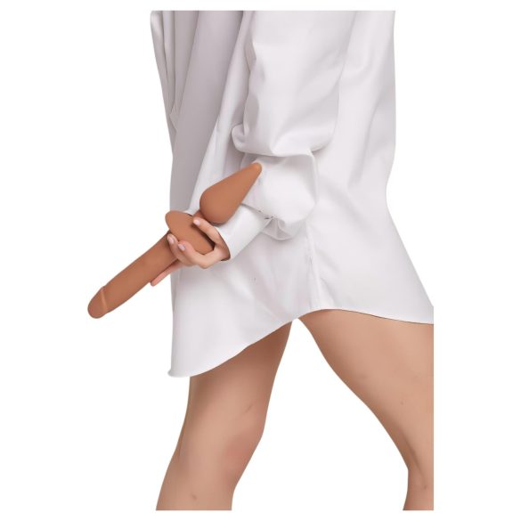 Strap-on-me Swith Realistic L - 2v1 silikónové dildo (prírodná farba)