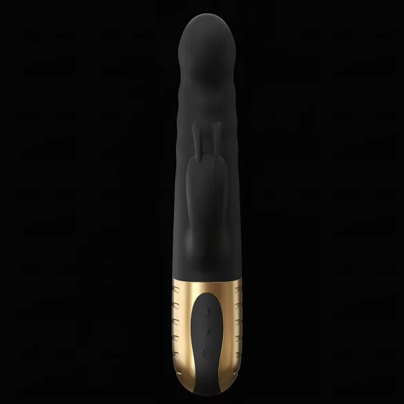 Dorcel G-stormer - nabíjací, pohyblivý vibrátor s klitorisovým ramenom (čierny)