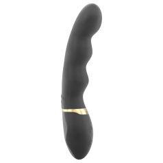 Dorcel - vibrátor s 3 motormi - nabíjací - čierna/zlatá