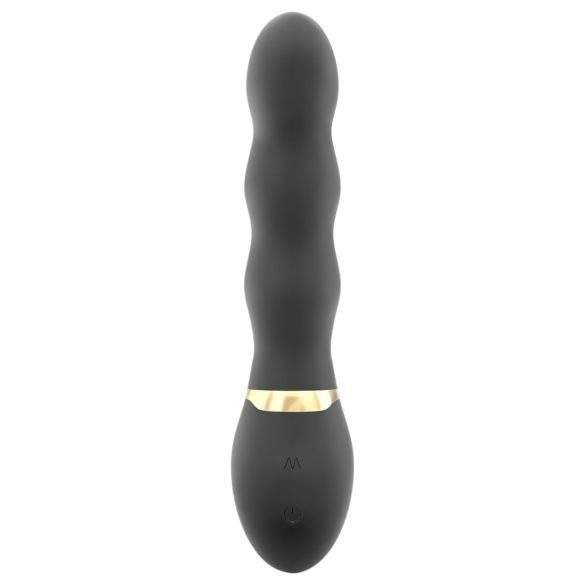 Dorcel - vibrátor s 3 motormi - nabíjací - čierna/zlatá