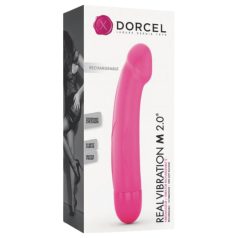   Dorcel Real Vibration M 2.0 - akumulátorový vibrátor (ružový)