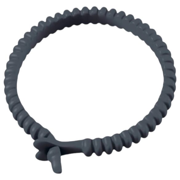 Dorcel - nastaviteľný silikónový krúžok na penis (sivý)