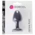 Dorcel Geisha Plug M - guľôčkový análny kolík (čierny)