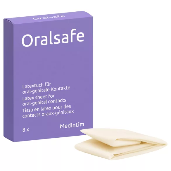 Oralsafe - ochranná fólia na orálny sex - 8 ks