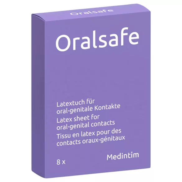 Oralsafe - ochranná fólia na orálny sex - 8 ks