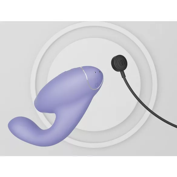 Womanizer Duo 2 - vibrátor na G-bod a klitoris - fialový