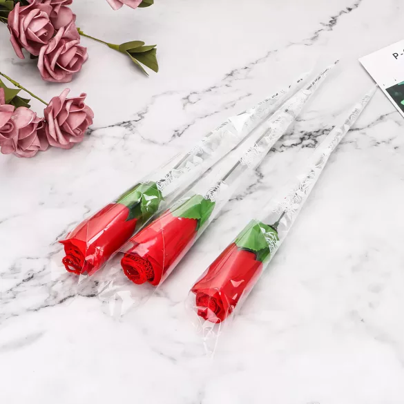 Panty Rose - dámske tangá skrytá v ruži - červené S-L