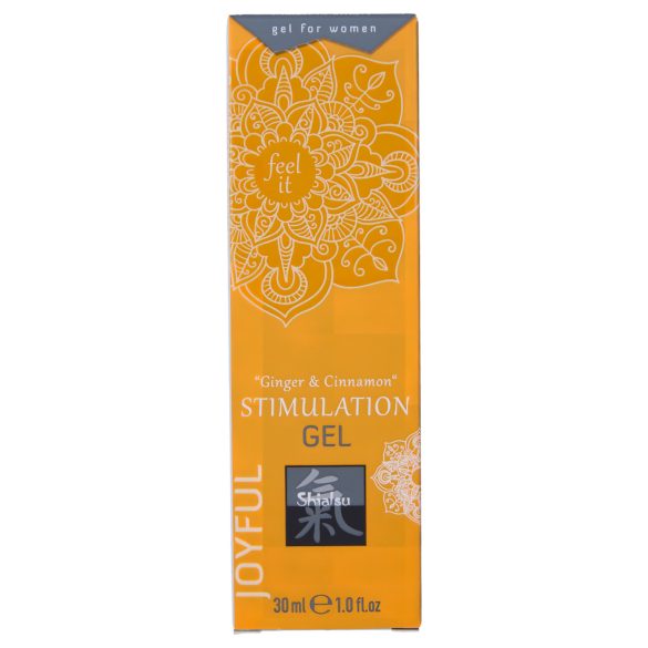 HOT Shiatsu - krém na stimuláciu pre ženy - zázvor a škorica (30ml)