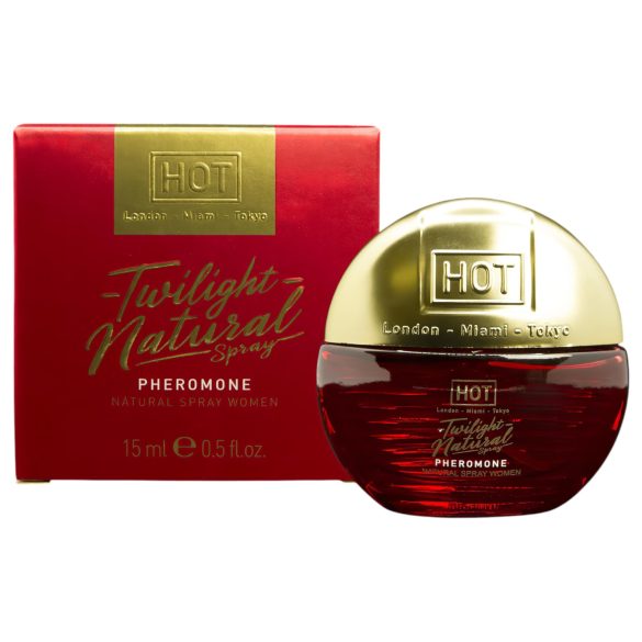 HOT Twilight Natural - feromónový parfum pre ženy (15ml) - bez vône