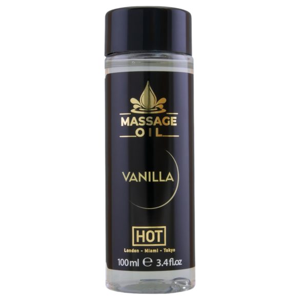 HOT masážny olej na starostlivosť o pokožku - vanilka (100 ml)