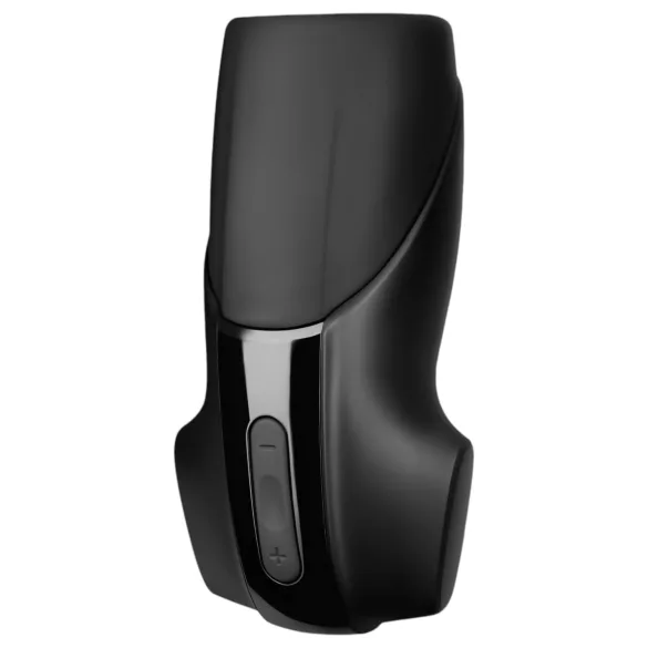 Satisfyer Men Vibration - vibračný masturbátor na penis - čierny, dobíjací