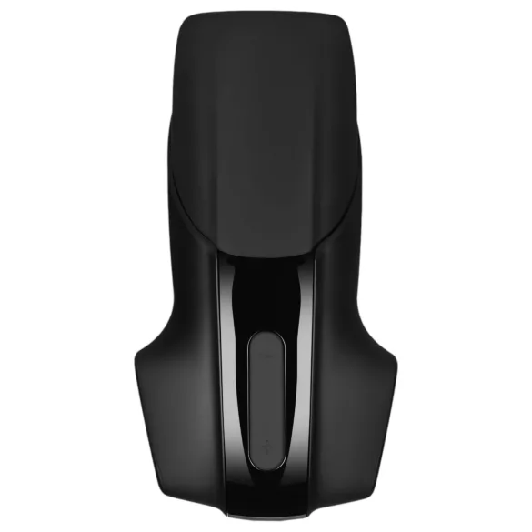 Satisfyer Men Vibration - vibračný masturbátor na penis - čierny, dobíjací