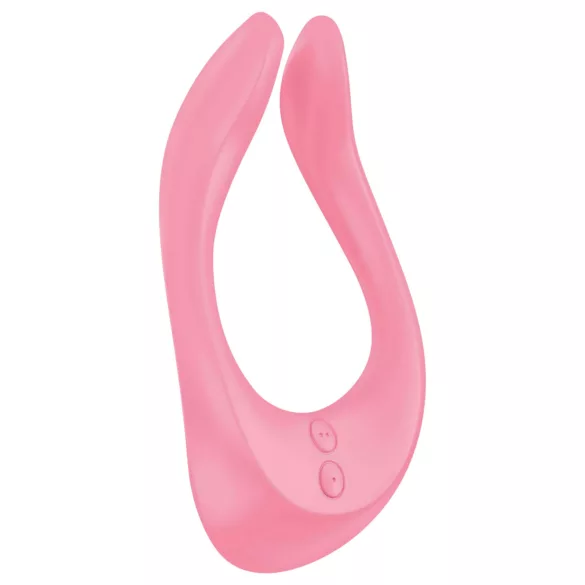 Satisfyer Endless Joy - vibračný stimulátor pre páry - dobíjací - ružový