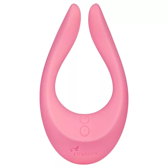 Satisfyer Endless Joy - vibračný stimulátor pre páry - dobíjací - ružový
