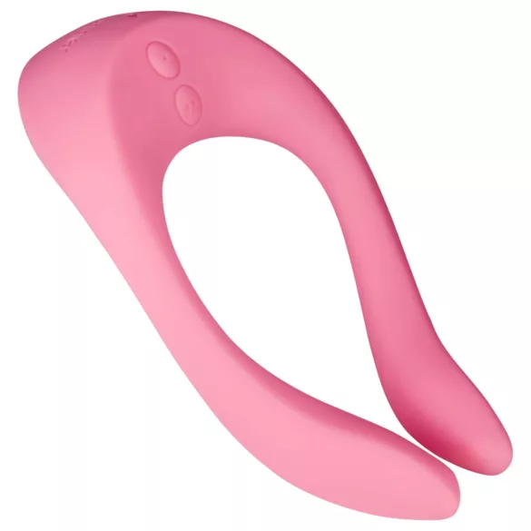 Satisfyer Endless Joy - vibračný stimulátor pre páry - dobíjací - ružový