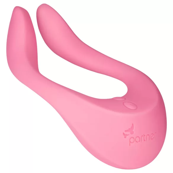 Satisfyer Endless Joy - vibračný stimulátor pre páry - dobíjací - ružový