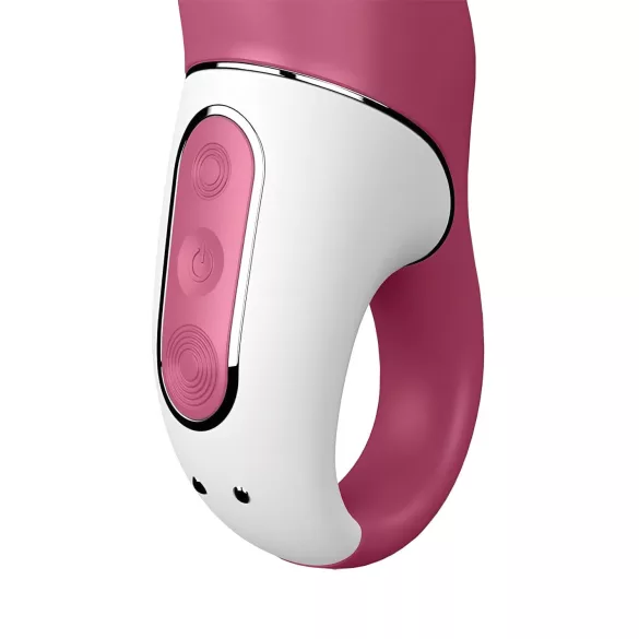 Satisfyer Petting Hippo - vibrátor na bod G - nabíjateľný, vodotesný - ružový