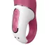 Satisfyer Petting Hippo - vibrátor na bod G - nabíjateľný, vodotesný - ružový