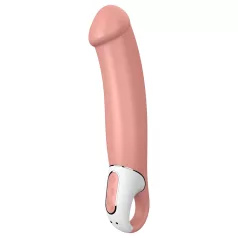   Satisfyer Master - vibrátor pre mužov - vodotesný, nabíjateľný, naturálny