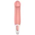 Satisfyer Master - vibrátor pre mužov - vodotesný, nabíjateľný, naturálny