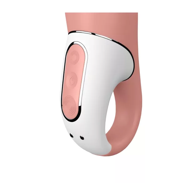 Satisfyer Master - vibrátor pre mužov - vodotesný, nabíjateľný, naturálny