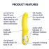 Satisfyer - vibrátor na G bod - vodeodolný - žltý