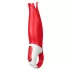 Satisfyer Power Flower - vibrátor na dobíjanie - vodotesný - červený