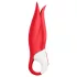 Satisfyer Power Flower - vibrátor na dobíjanie - vodotesný - červený