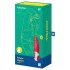 Satisfyer Power Flower - vibrátor na dobíjanie - vodotesný - červený