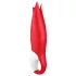 Satisfyer Power Flower - vibrátor na dobíjanie - vodotesný - červený