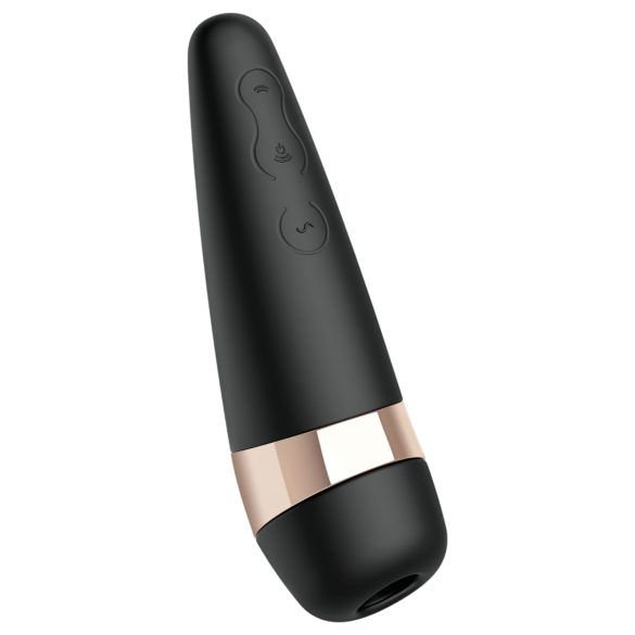 Satisfyer Pro 3+ - klitorálny stimulátor vibrátor - vodotesný, dobíjací, čierny