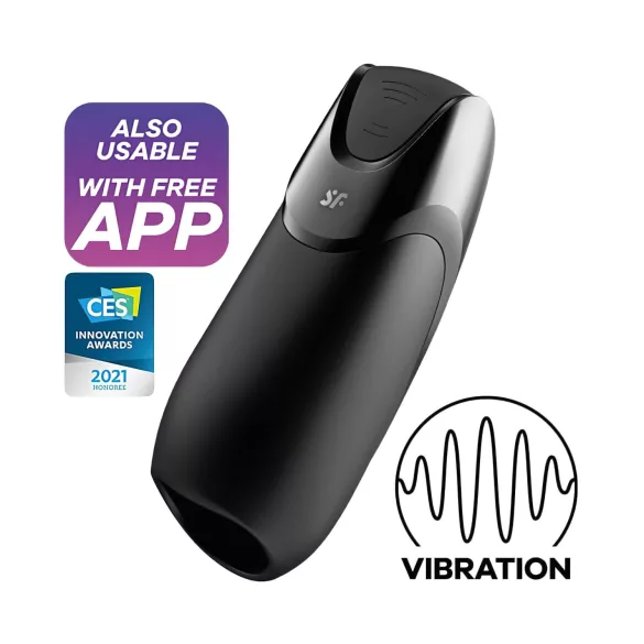 Satisfyer Men - masturbátor pre mužov - smart funkcie - čierny