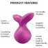 Satisfyer Viva la Vulva 3 - klitorálny vibrátor (fialový)