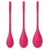 Satisfyer - venušine guličky sada - 3 kusy - červená