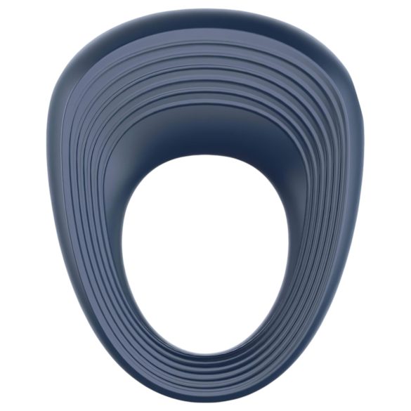 Satisfyer Power Ring - vibračný erekčný krúžok - vodotesný - sivý
