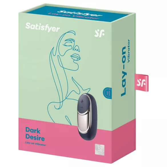 Satisfyer - vibrátor na klitoris - nabíjateľný - čierny