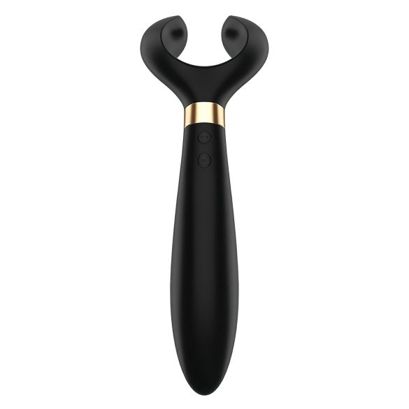 Satisfyer Endless Fun - nabíjateľný, vodotesný párový vibrátor (čierny)