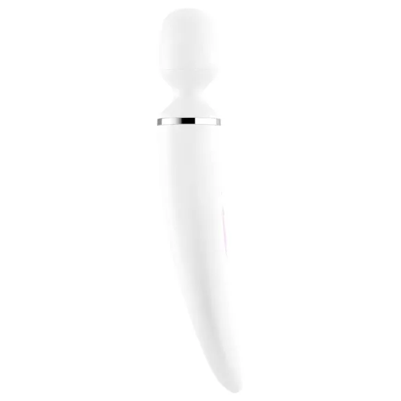 Satisfyer Wand-er Woman - vodotesný masážny vibrátor (biely)