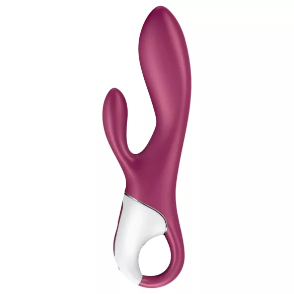 Satisfyer Heated Affair - vibrátor s výhrevom a ramenom na klitoris - červený