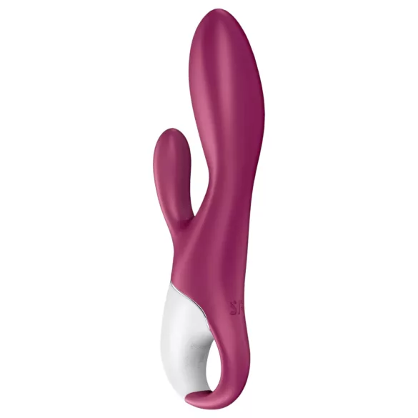 Satisfyer Heated Affair - vibrátor s výhrevom a ramenom na klitoris - červený