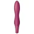 Satisfyer Heated Affair - vibrátor s výhrevom a ramenom na klitoris - červený