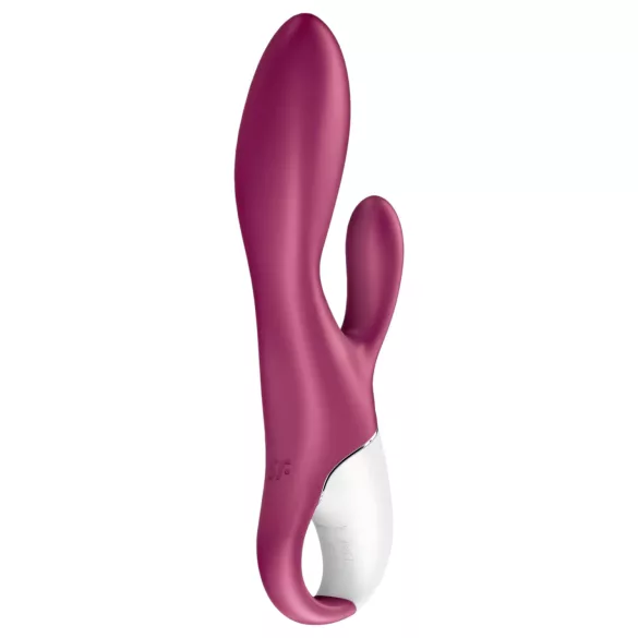 Satisfyer Heated Affair - vibrátor s výhrevom a ramenom na klitoris - červený