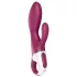 Satisfyer Heated Affair - vibrátor s výhrevom a ramenom na klitoris - červený