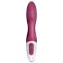 Satisfyer Heated Affair - vibrátor s výhrevom a ramenom na klitoris - červený